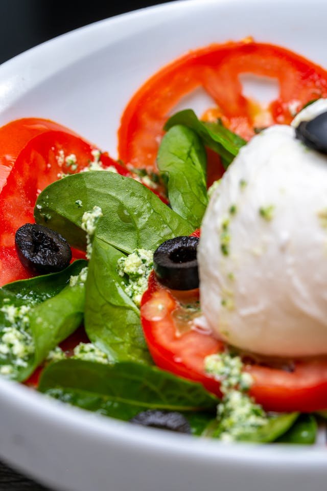 Caprese Salad with Greens