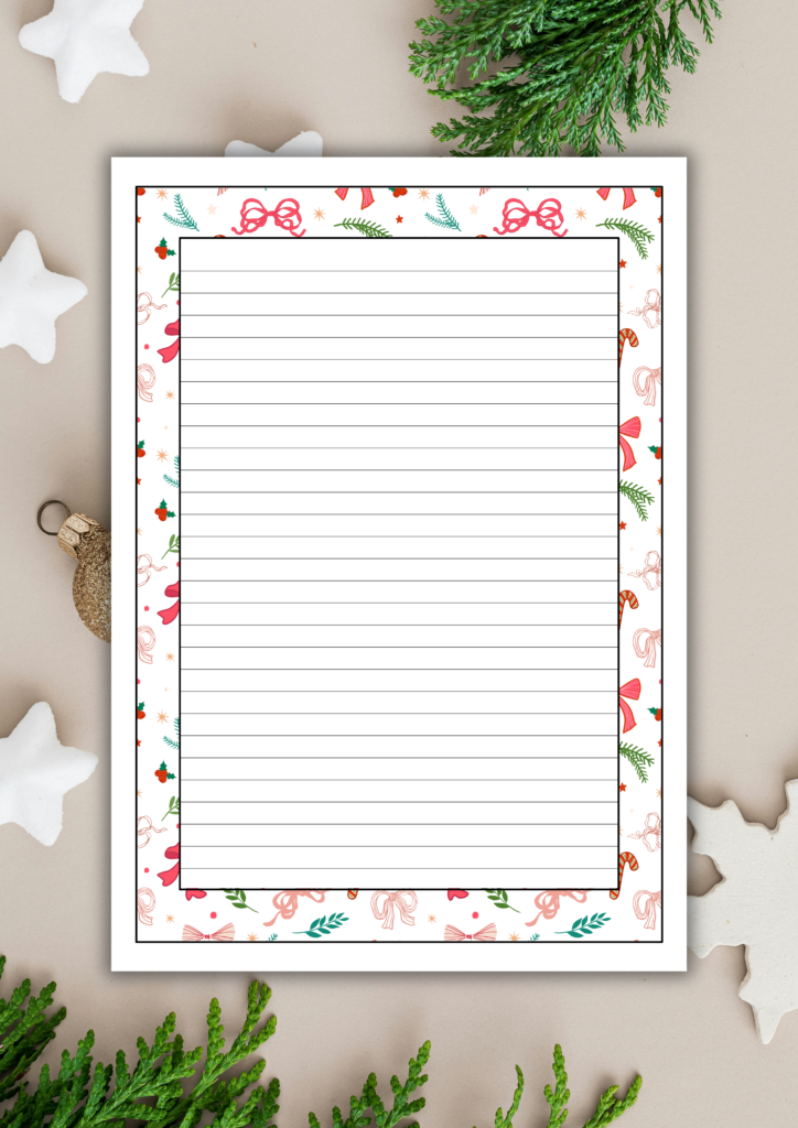 Christmas border pages