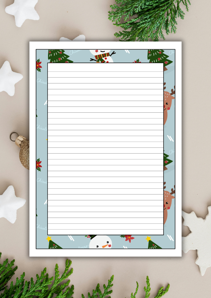Christmas border pages