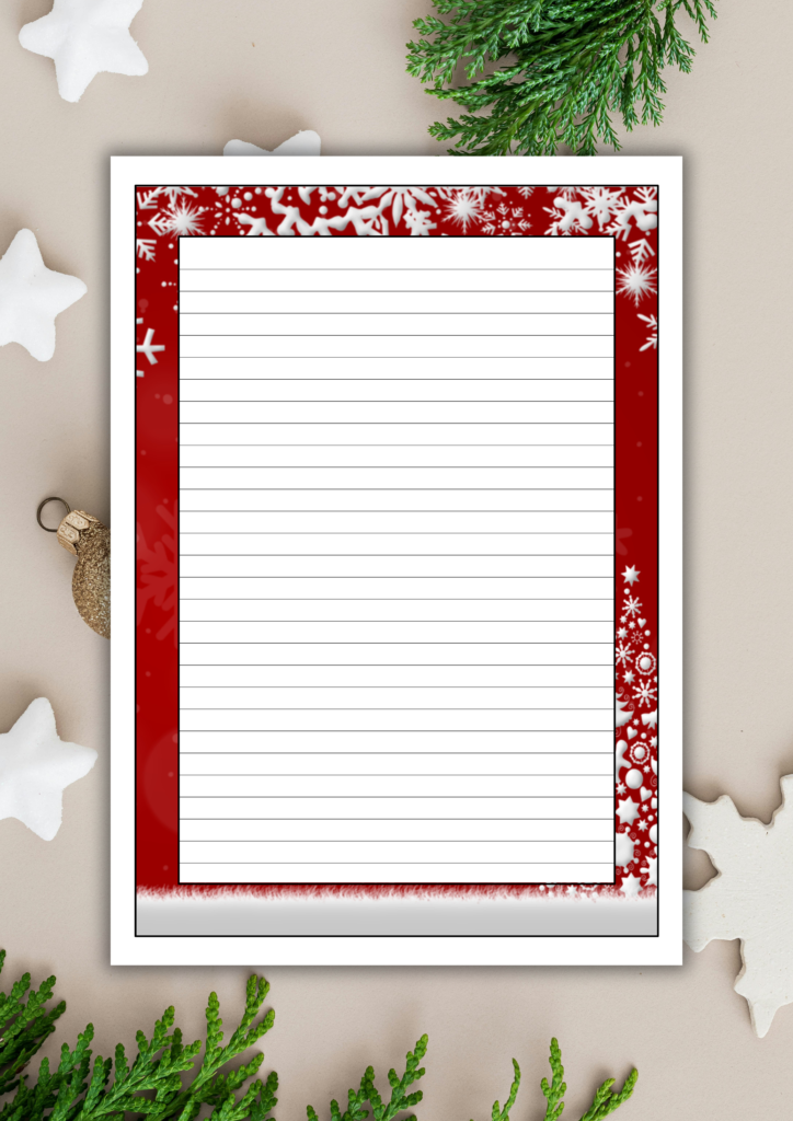 Christmas border pages