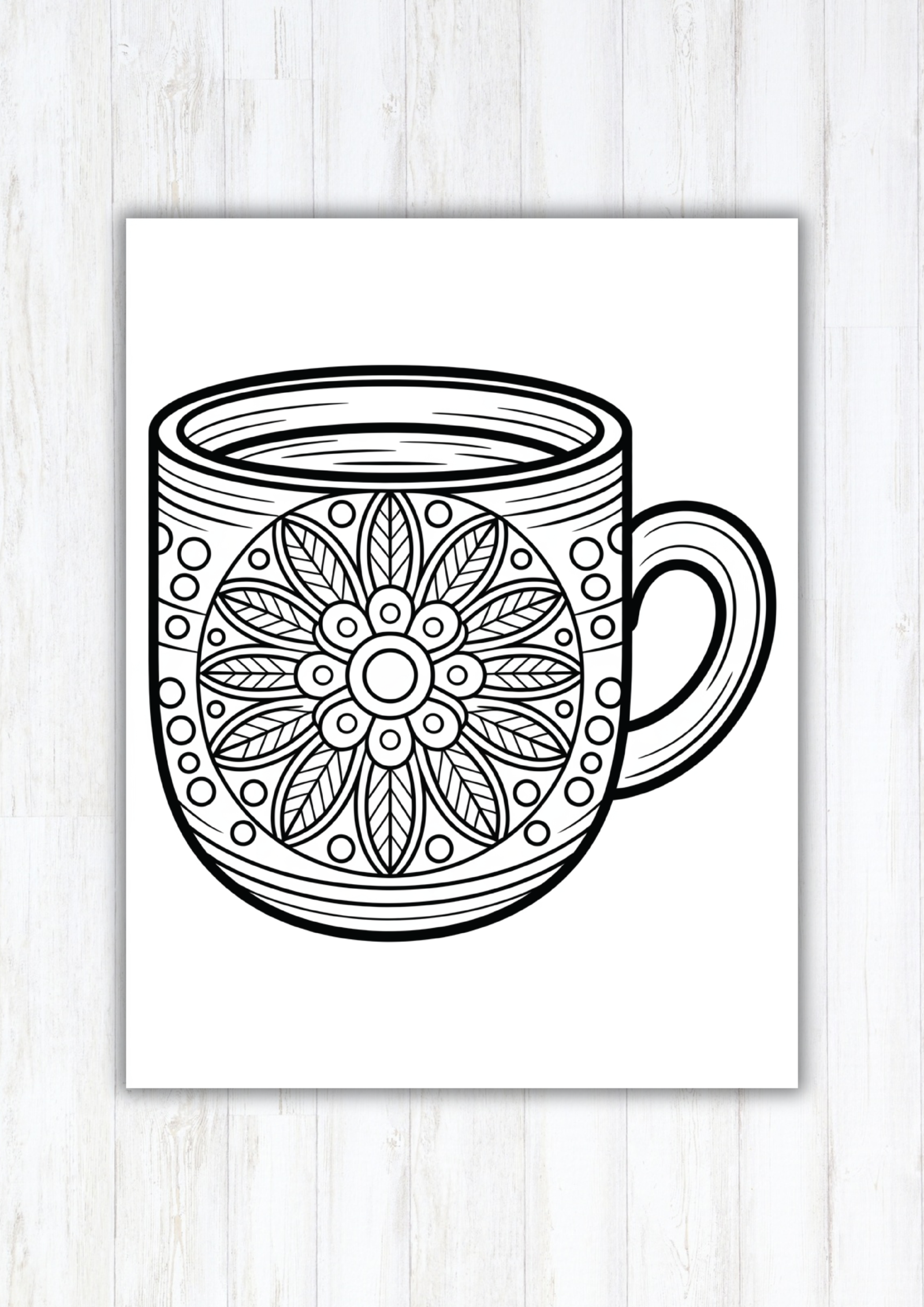 Christmas mandala coloring pages