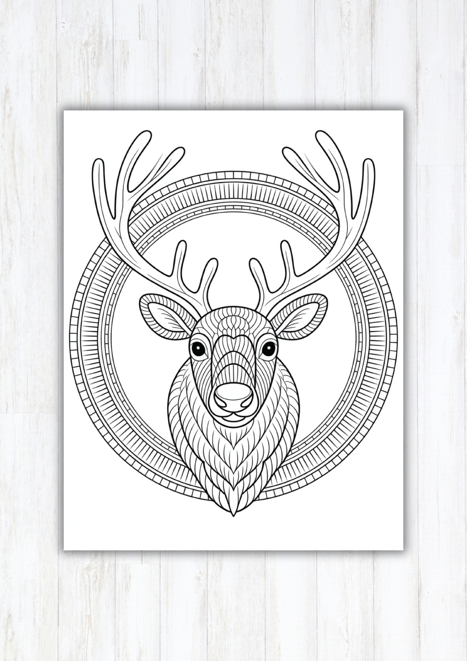 Christmas mandala coloring pages