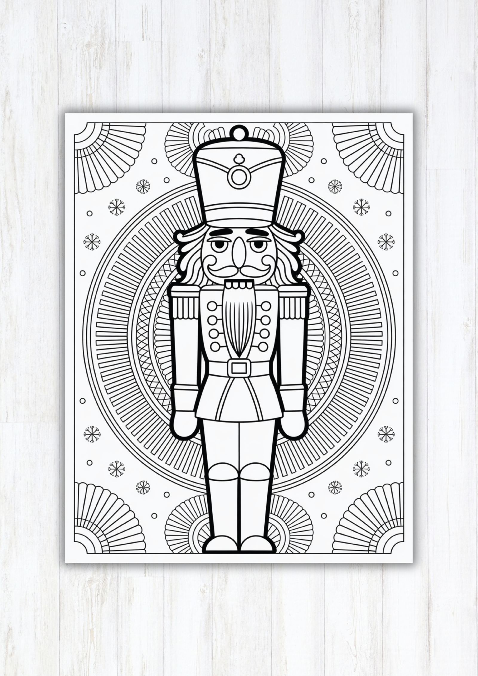 Christmas mandala coloring pages