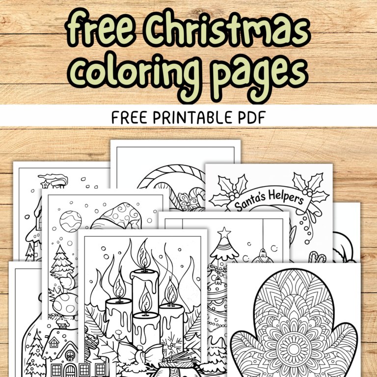free Christmas coloring pages