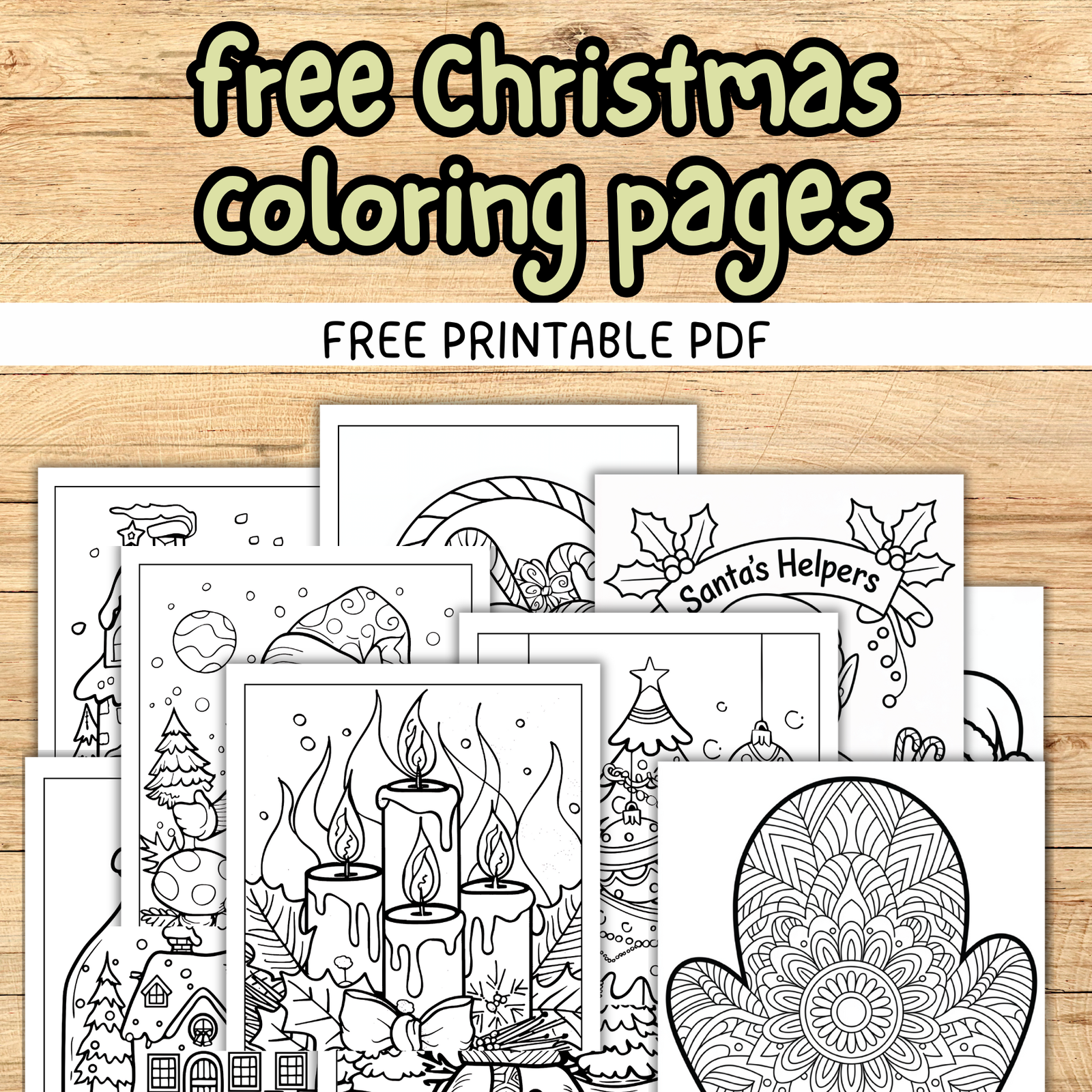 free Christmas coloring pages