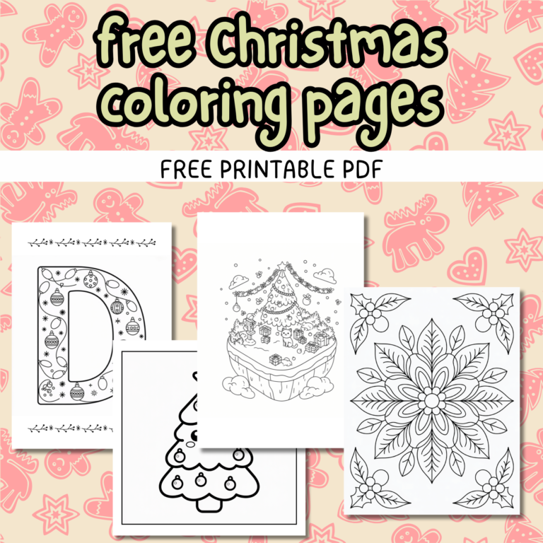 free Christmas coloring pages