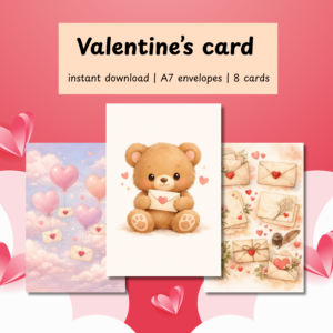 Happy Valentine's Day card printables