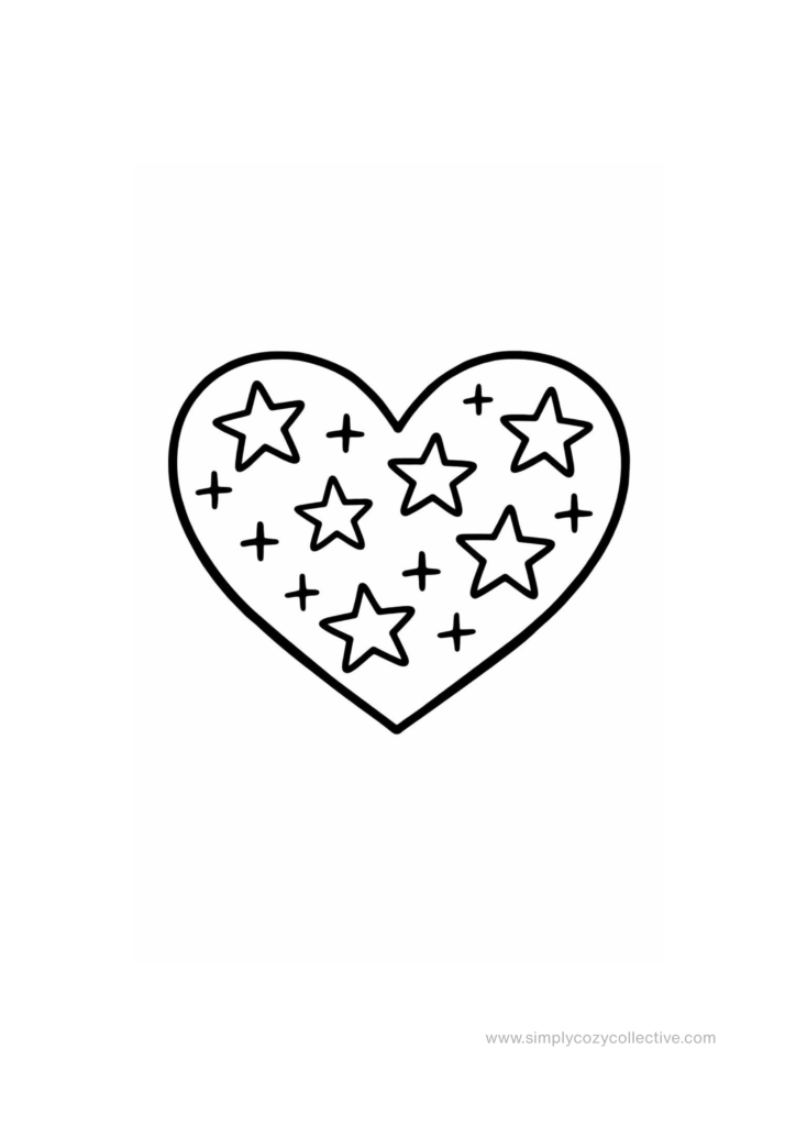 cozy heart doodles to draw 