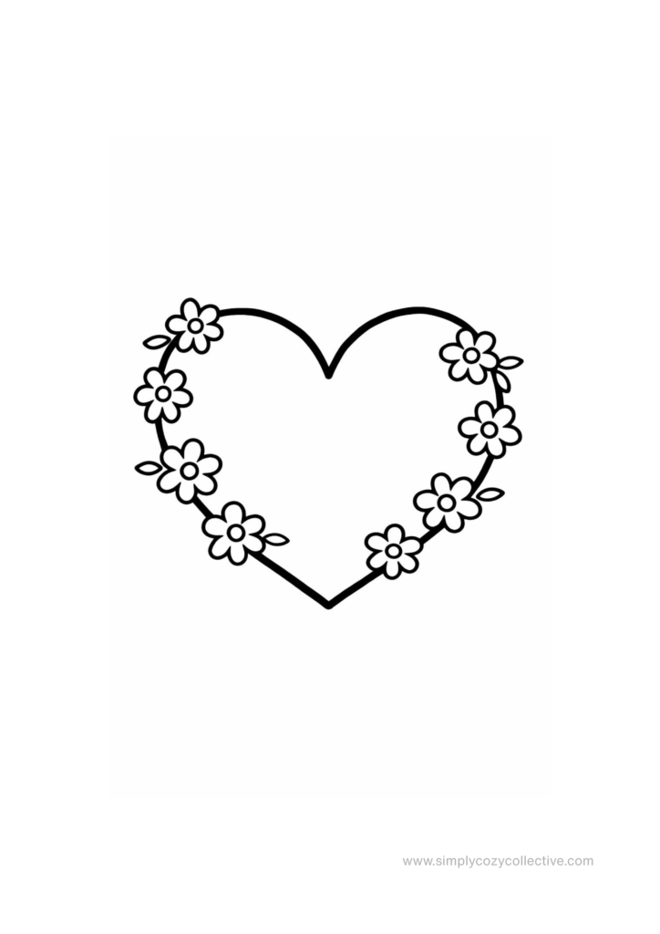 cozy heart doodles to draw 