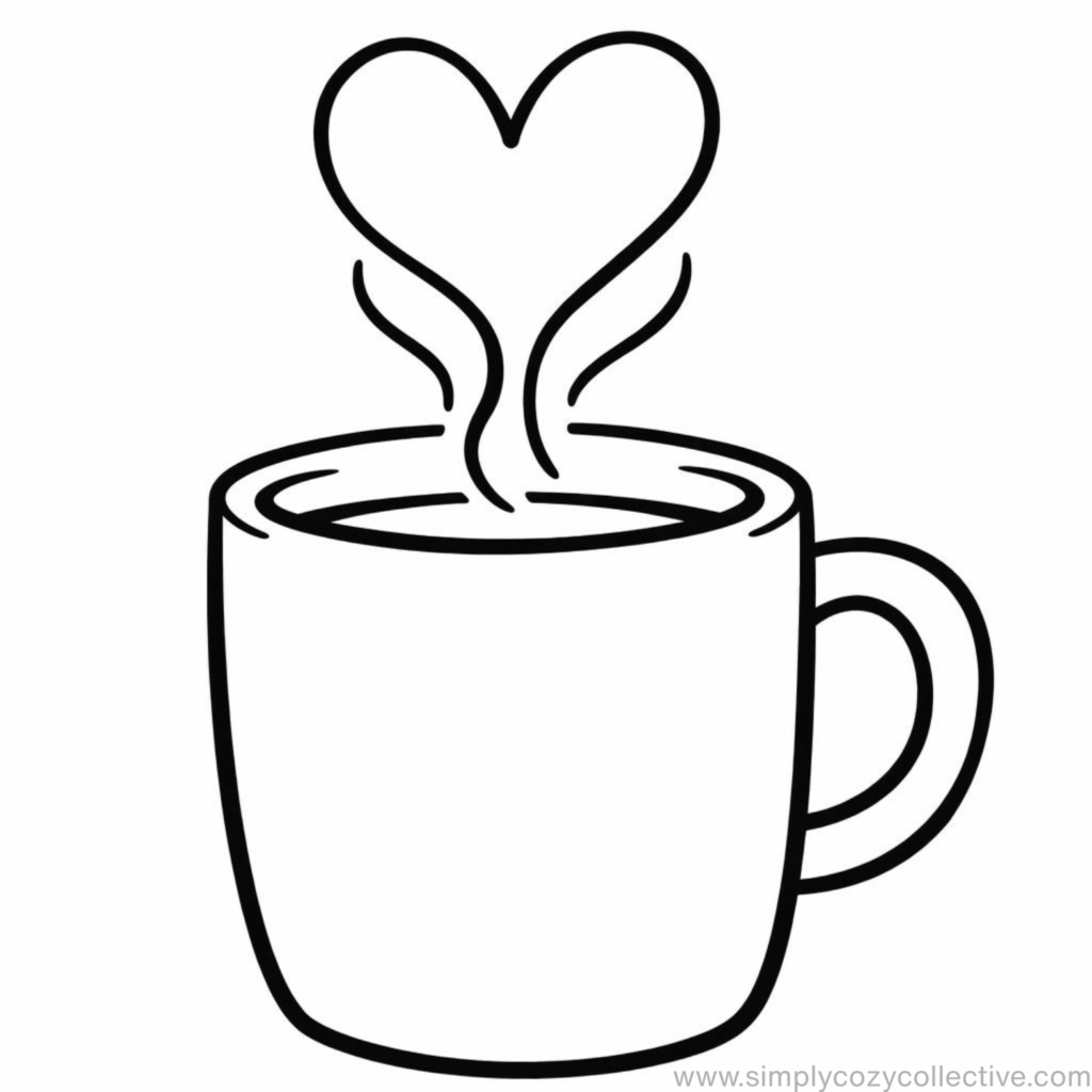 cozy Valentine doodle ideas