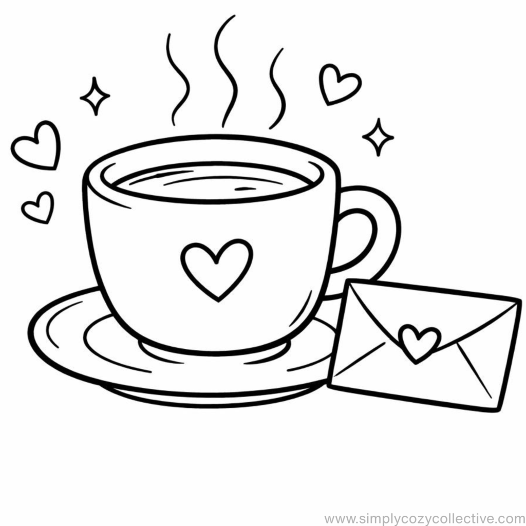 cozy Valentine doodle ideas