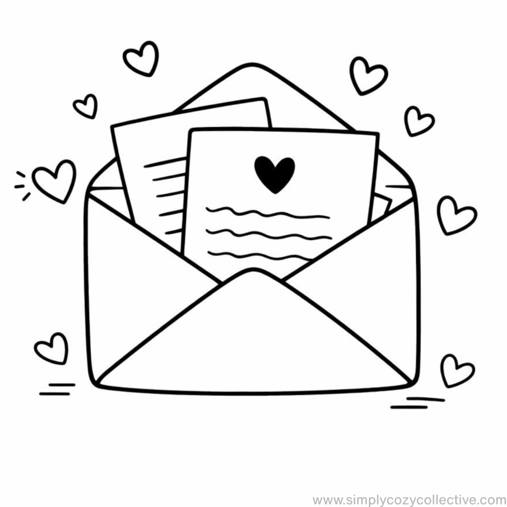 cozy Valentine doodle ideas