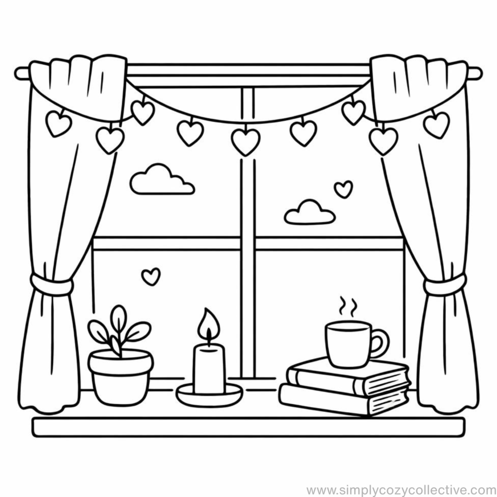 cozy Valentine doodle ideas