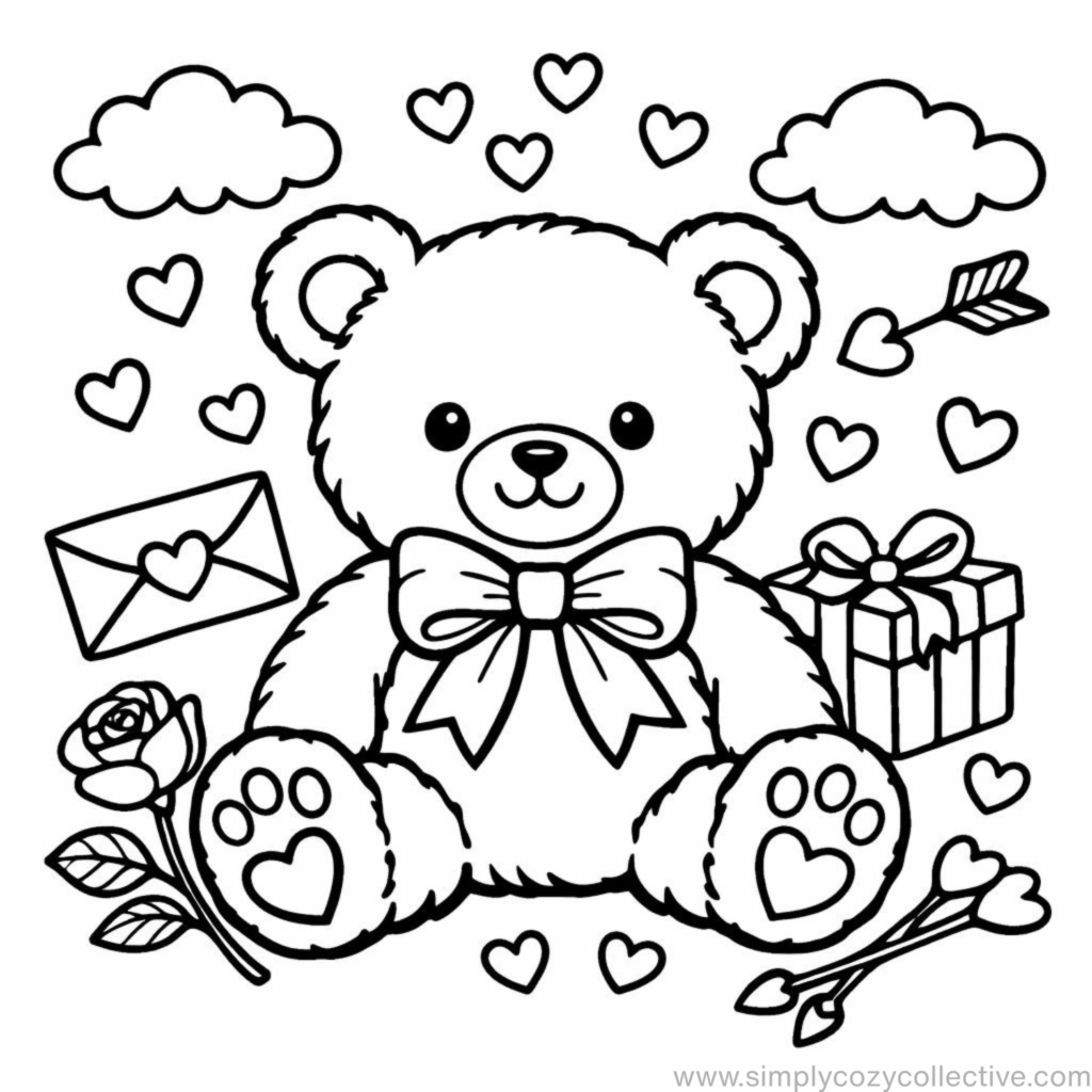 cozy Valentine doodle ideas