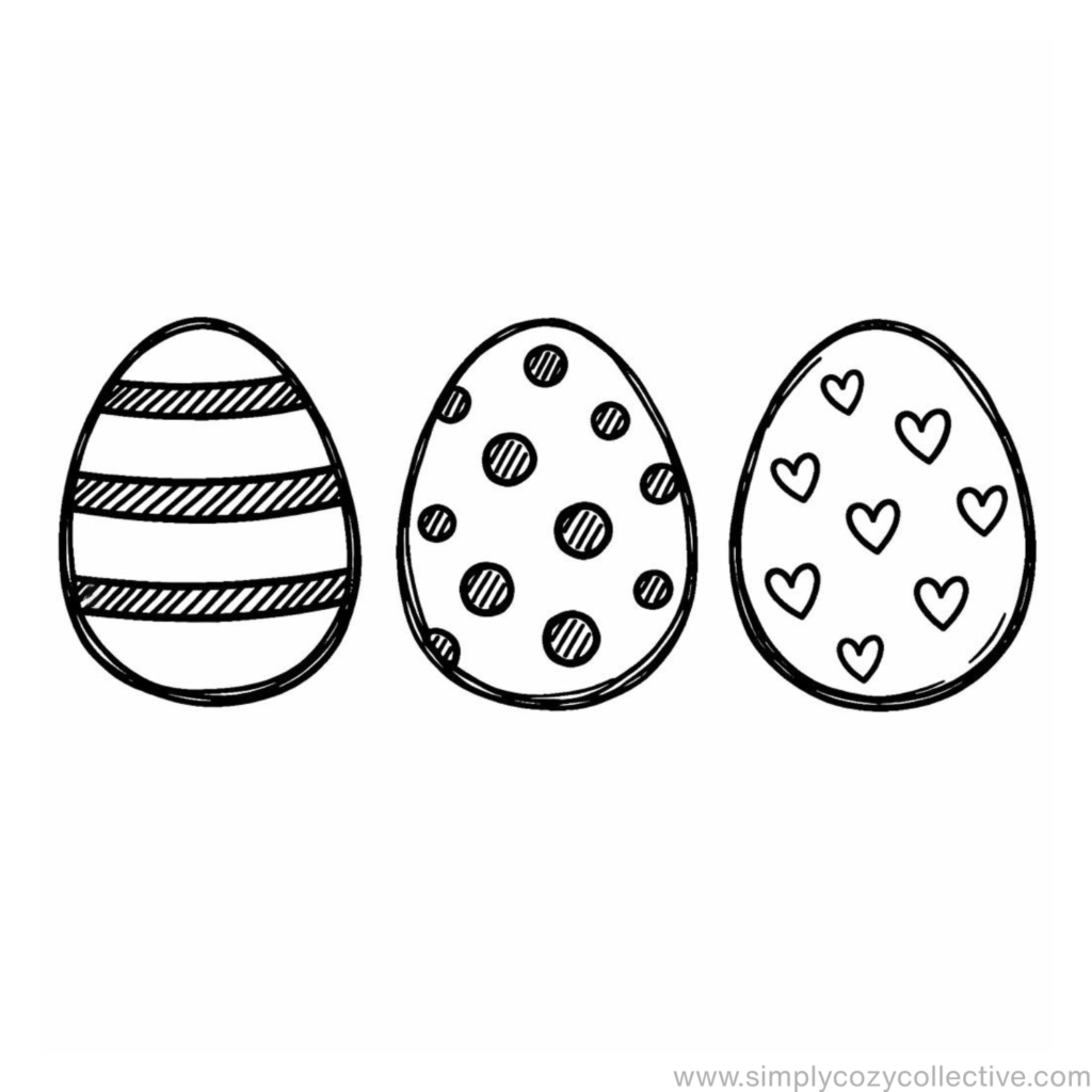 Cozy simple spring doodles