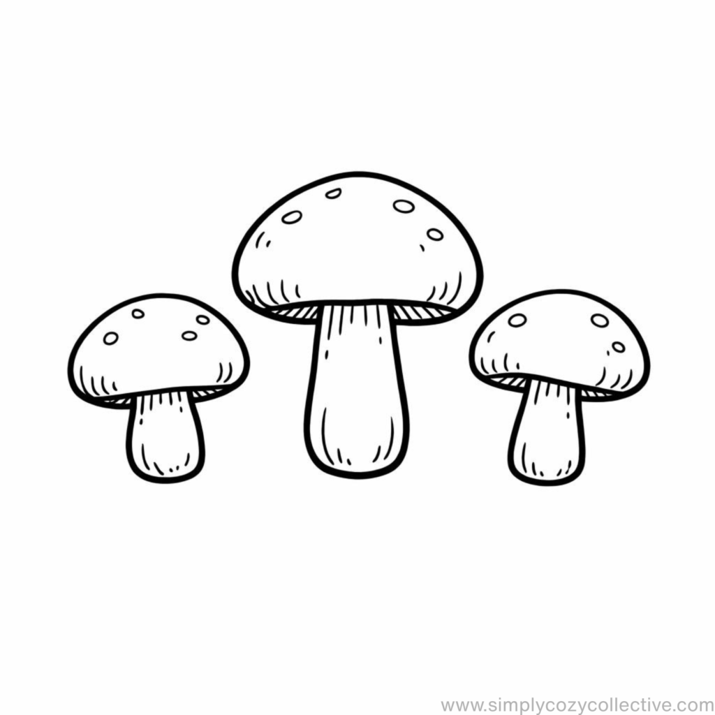 Cozy simple spring doodles