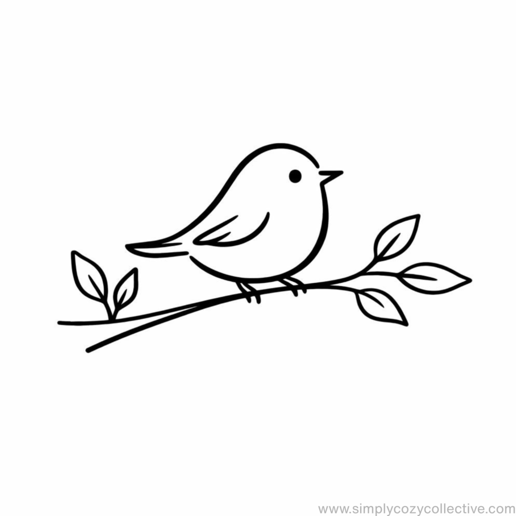 Cozy simple spring doodles 