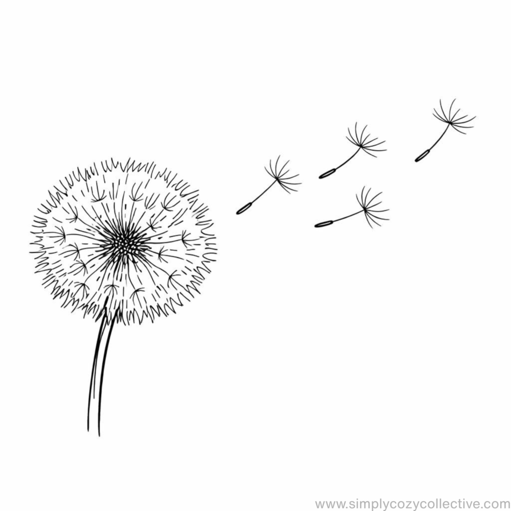 Cozy simple spring doodles 