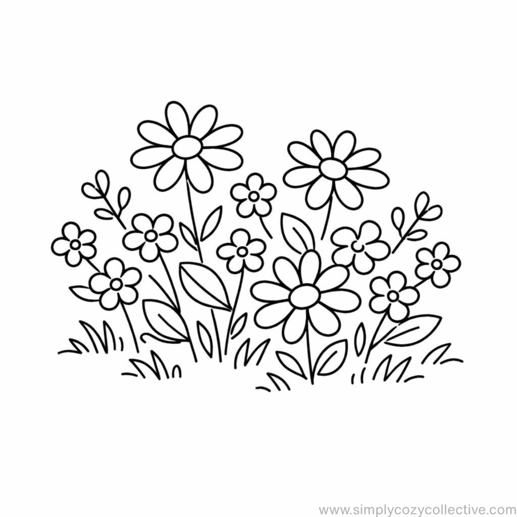 Flower doodle ideas for beginners