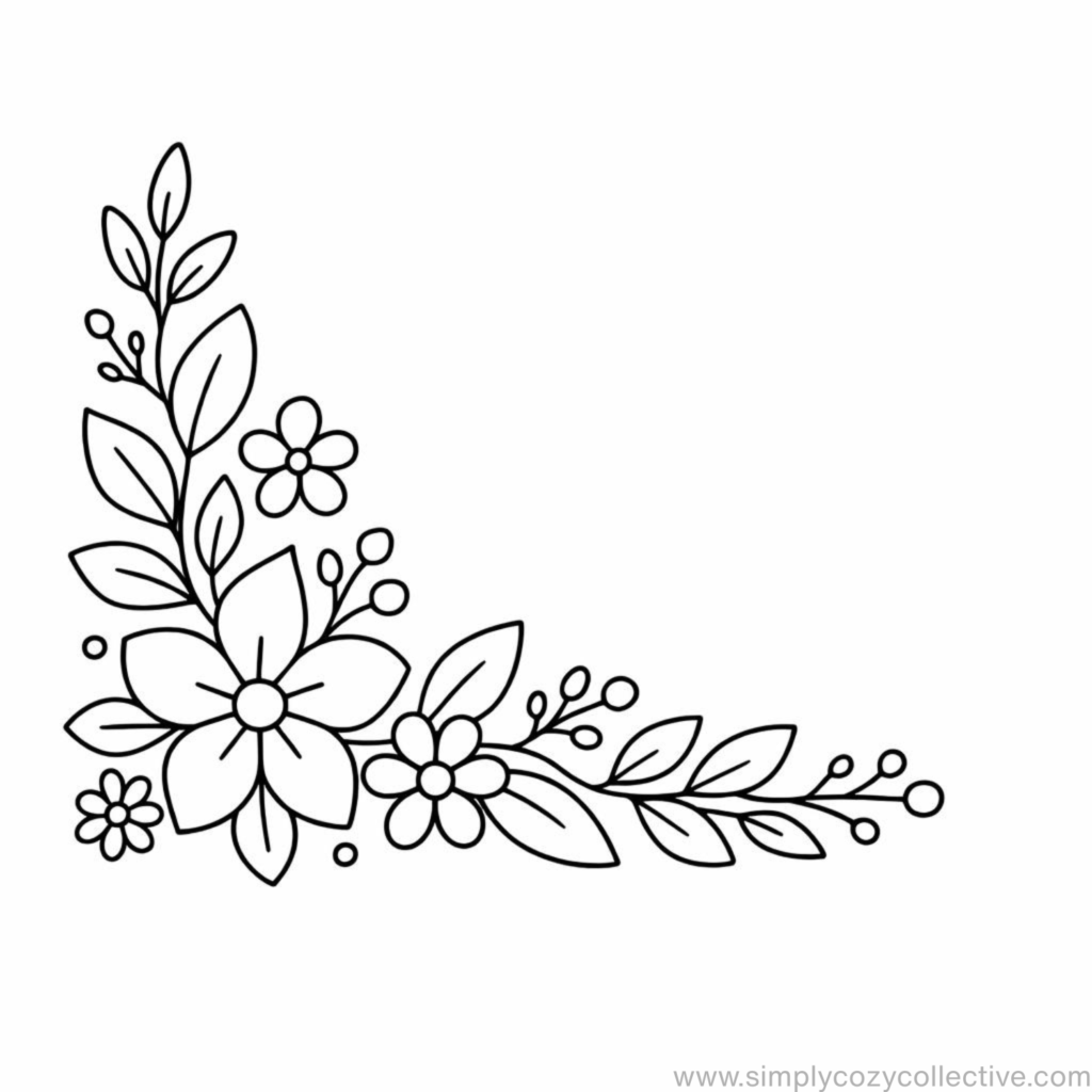 Flower doodle ideas for beginners