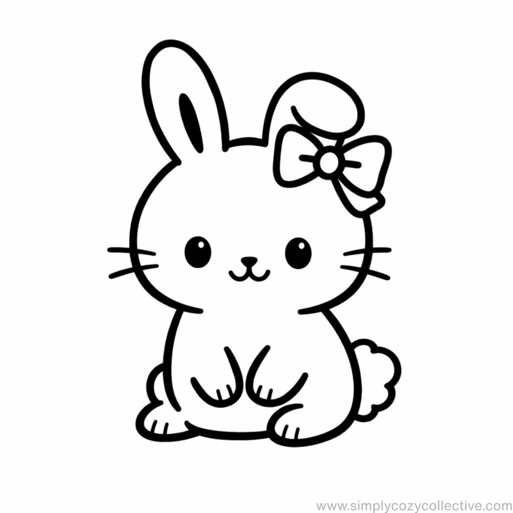 Easy bunny doodle ideas