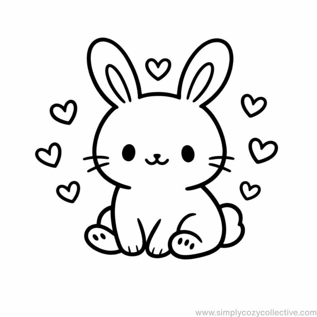 Easy bunny doodle ideas