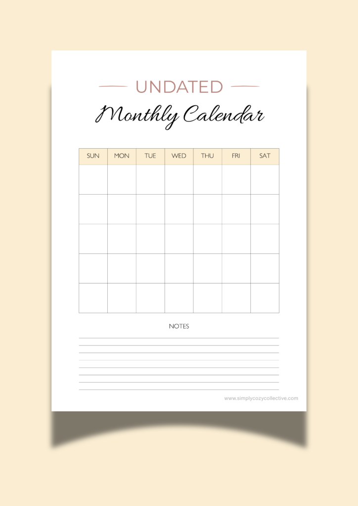 Free April 2026 calendar printables