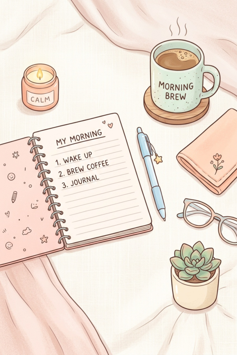 one hour morning routine