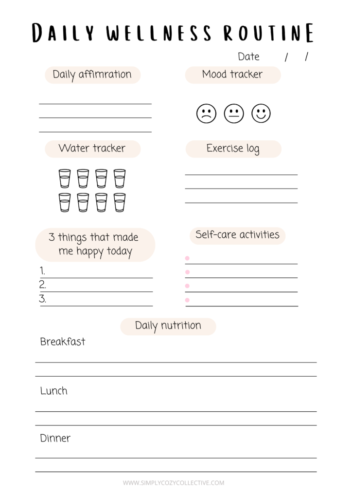 free daily planners